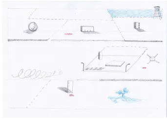 Massinissa Selmani, La certitude des ombres - dessin préparatoire, 2017