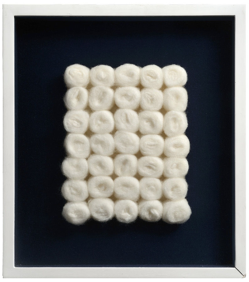 Piero Manzoni Achrome boules de coton 25 x 20 cm