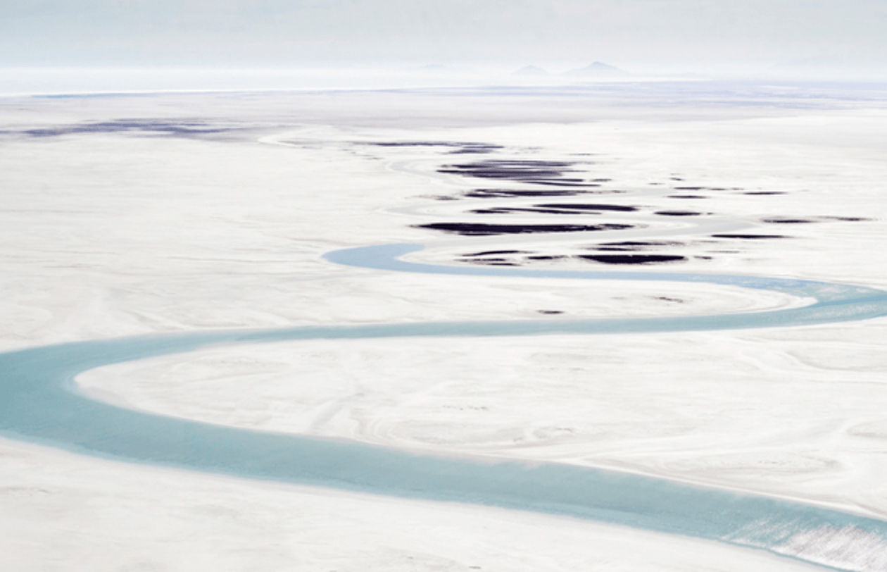 David Burdeny, Salt Flat & Stream, Sea of Cortez, Mexico, 2016
