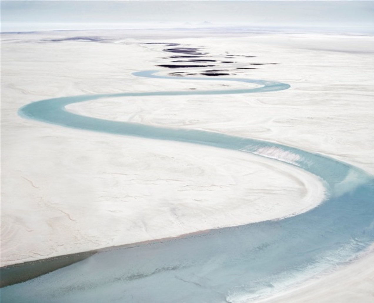 David Burdeny, Salt Flat & Stream, Sea of Cortez, Mexico, 2016