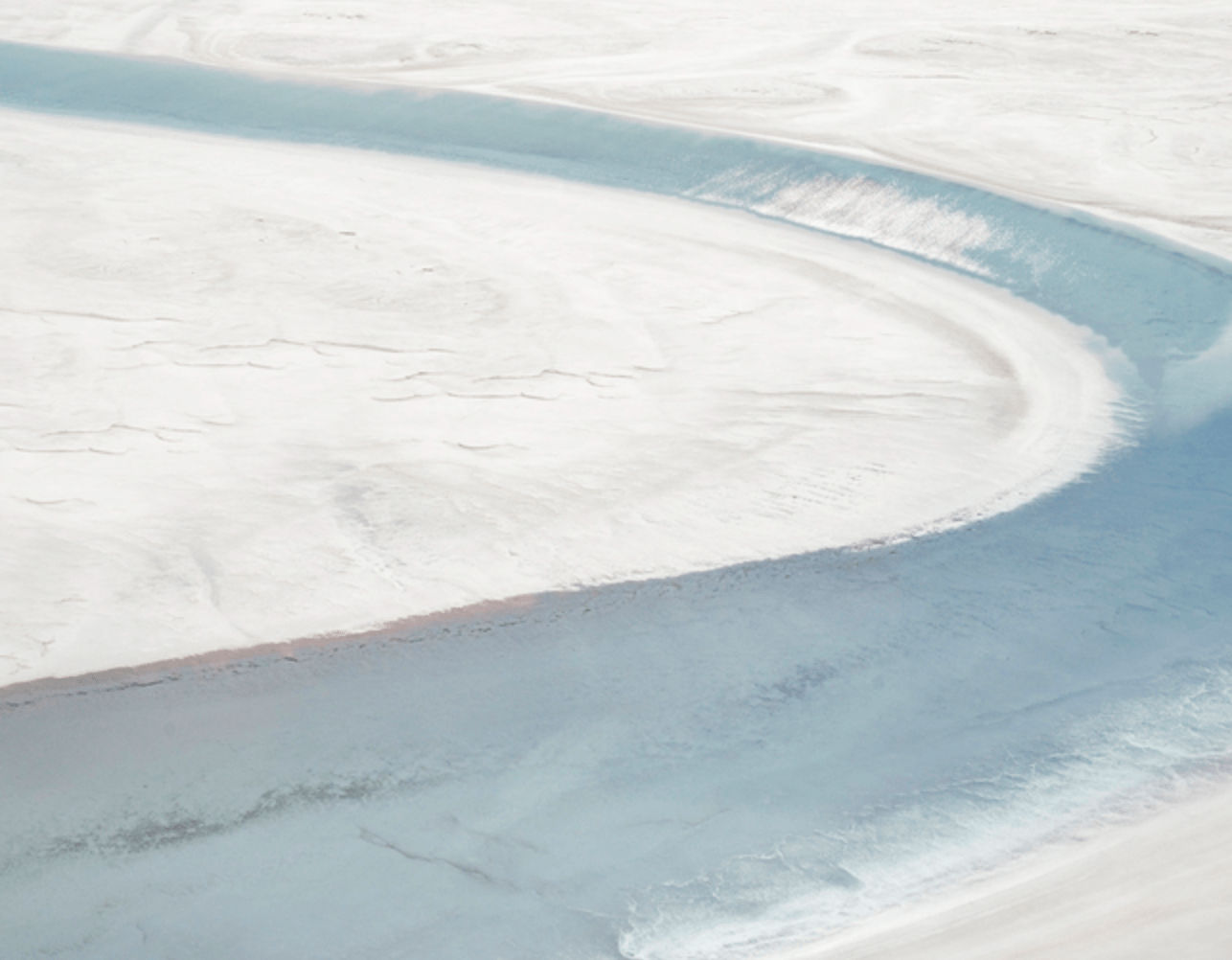 David Burdeny, Salt Flat & Stream, Sea of Cortez, Mexico, 2016