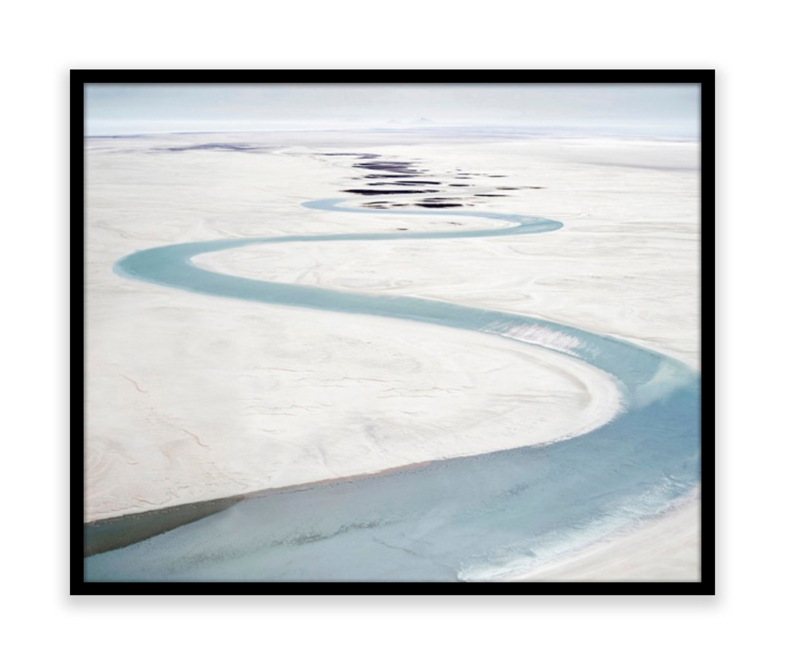 David Burdeny, Salt Flat & Stream, Sea of Cortez, Mexico, 2016