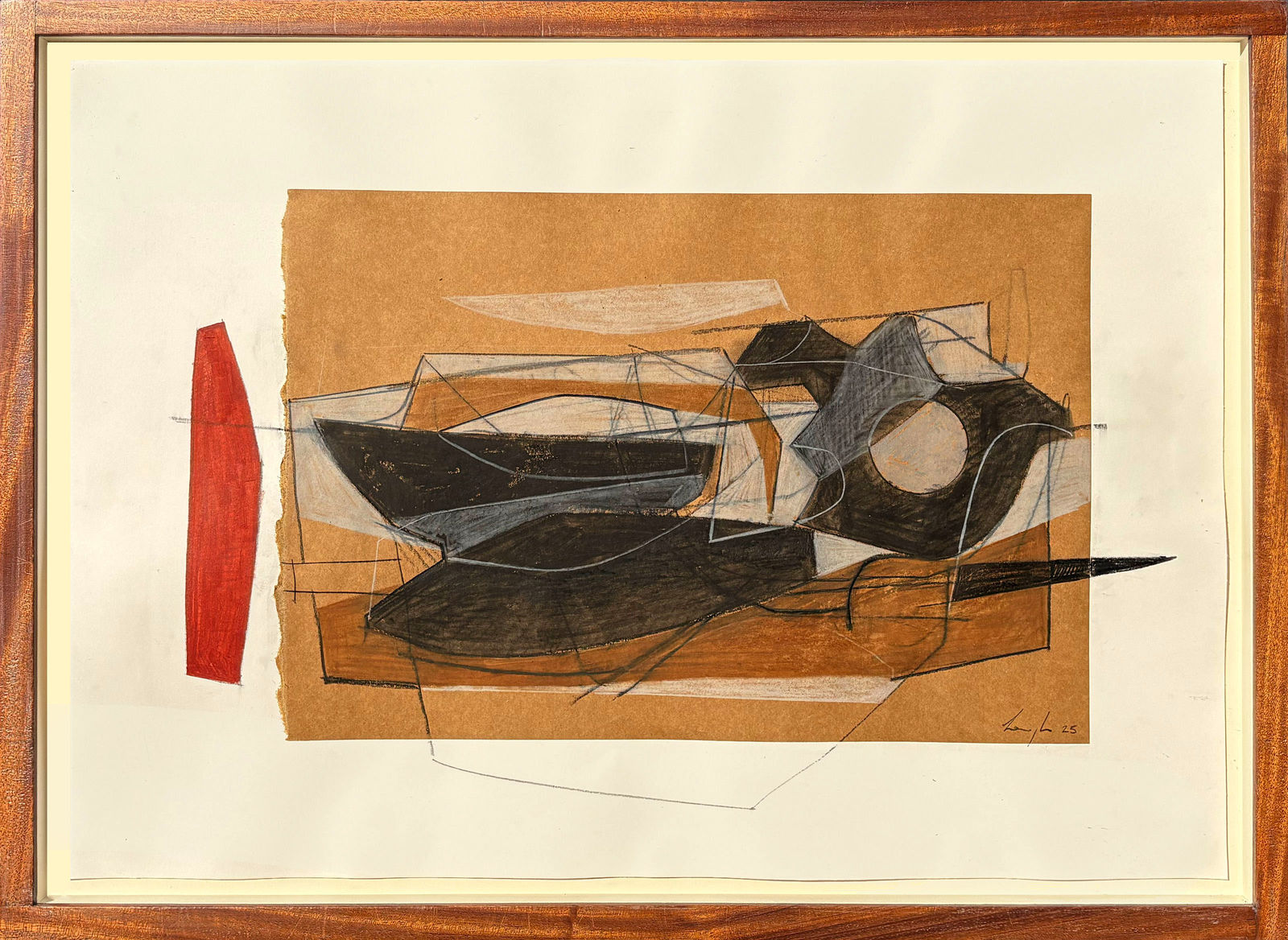 Leigh Davis, Figure in Stone Composition No.2, 2025