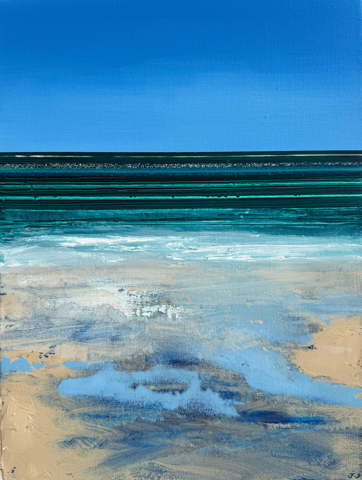 Jack Davis, Majestic Morning at Porthmeor Beach, 2025