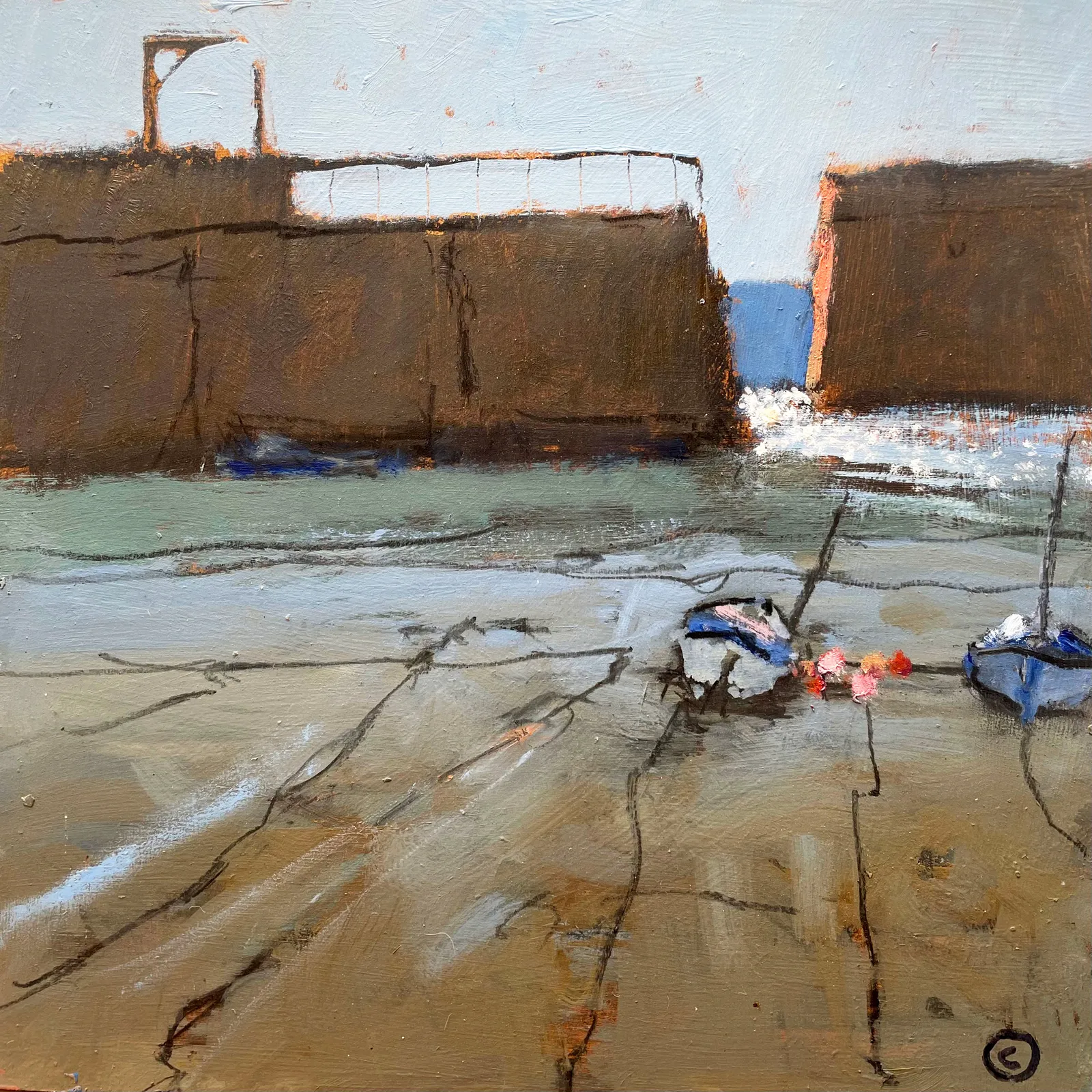 Colin Orchard, Mousehole Harbour, 2025