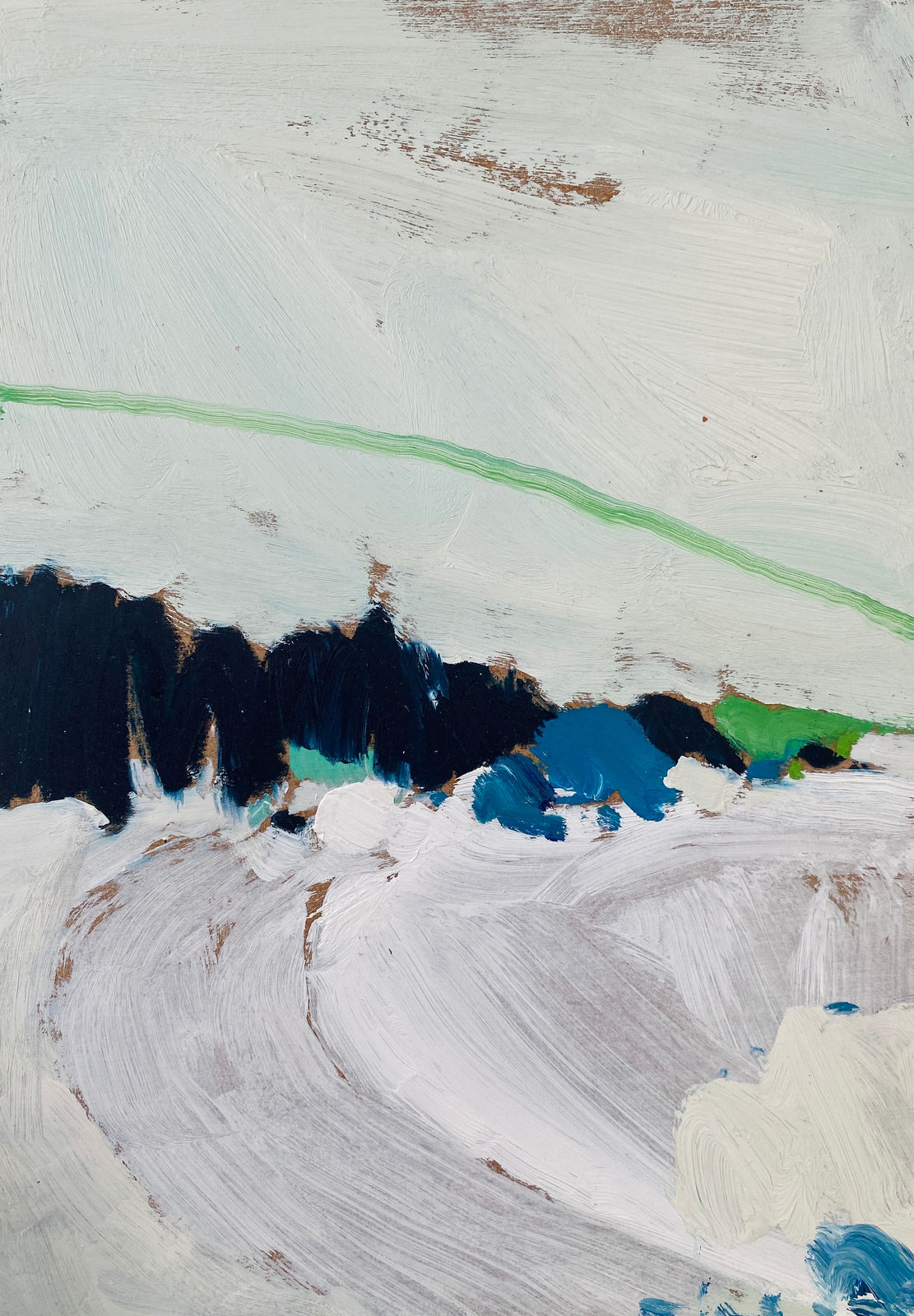 Martha Holmes, Headland & Sea, Porthmeor II, 2025