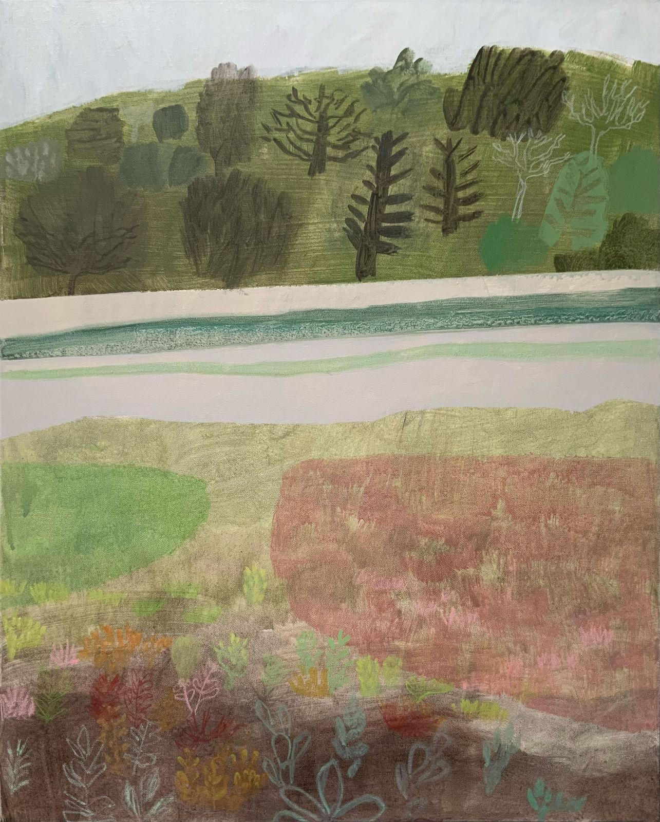 Emma Jeffryes, Carpet of Samphire (Little Petherwick Green), 2026