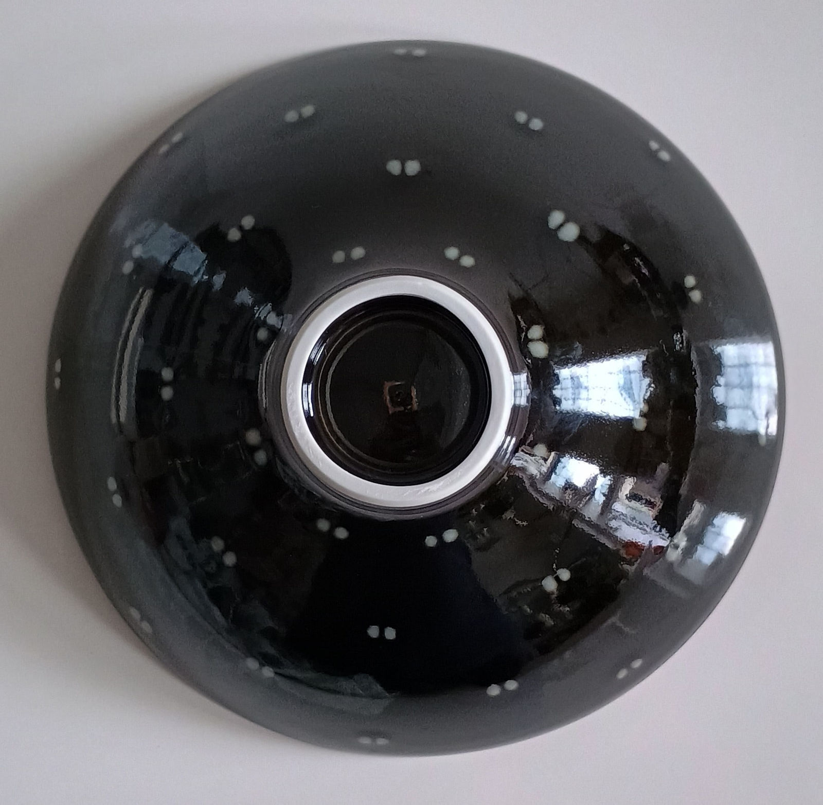 Chris Keenan, Tenmoko Bowl with White Dots, 2025