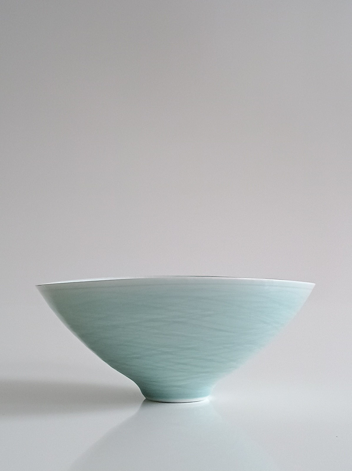 Chris Keenan, Celadon Bowl with Incised Lines, 2025