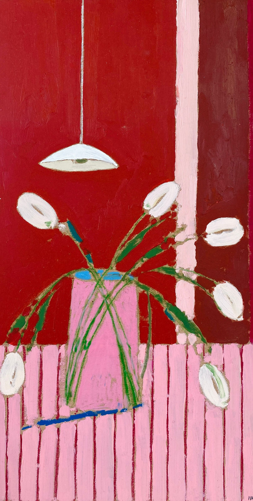 Martha Holmes, Stripy Tulips in the Kitchen, 2025
