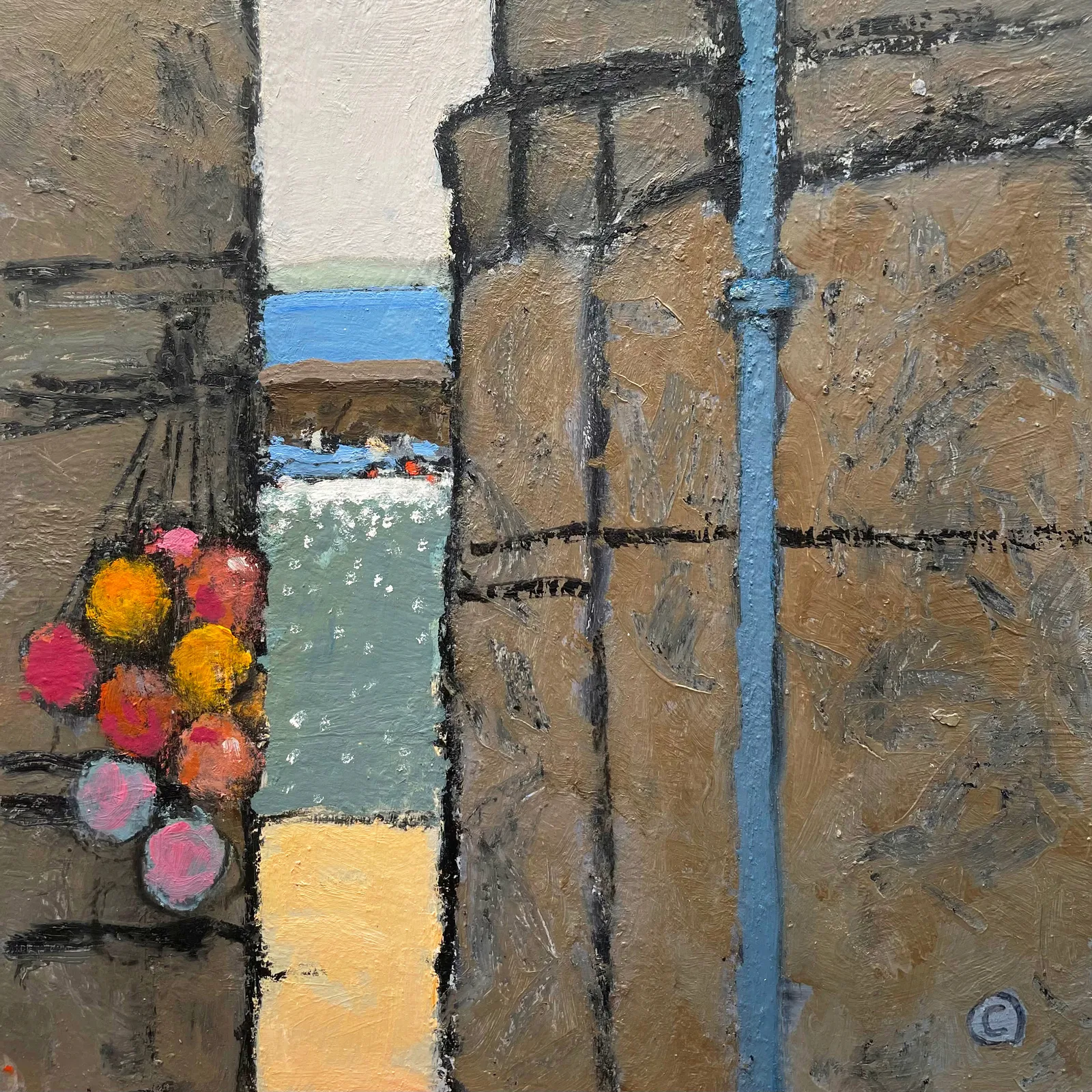 Colin Orchard, Harbour Glimpse, 2025