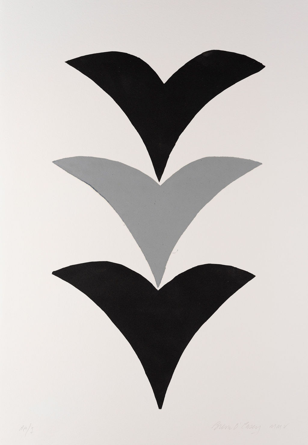 Breon O'Casey, Organic Form (Black), 2005