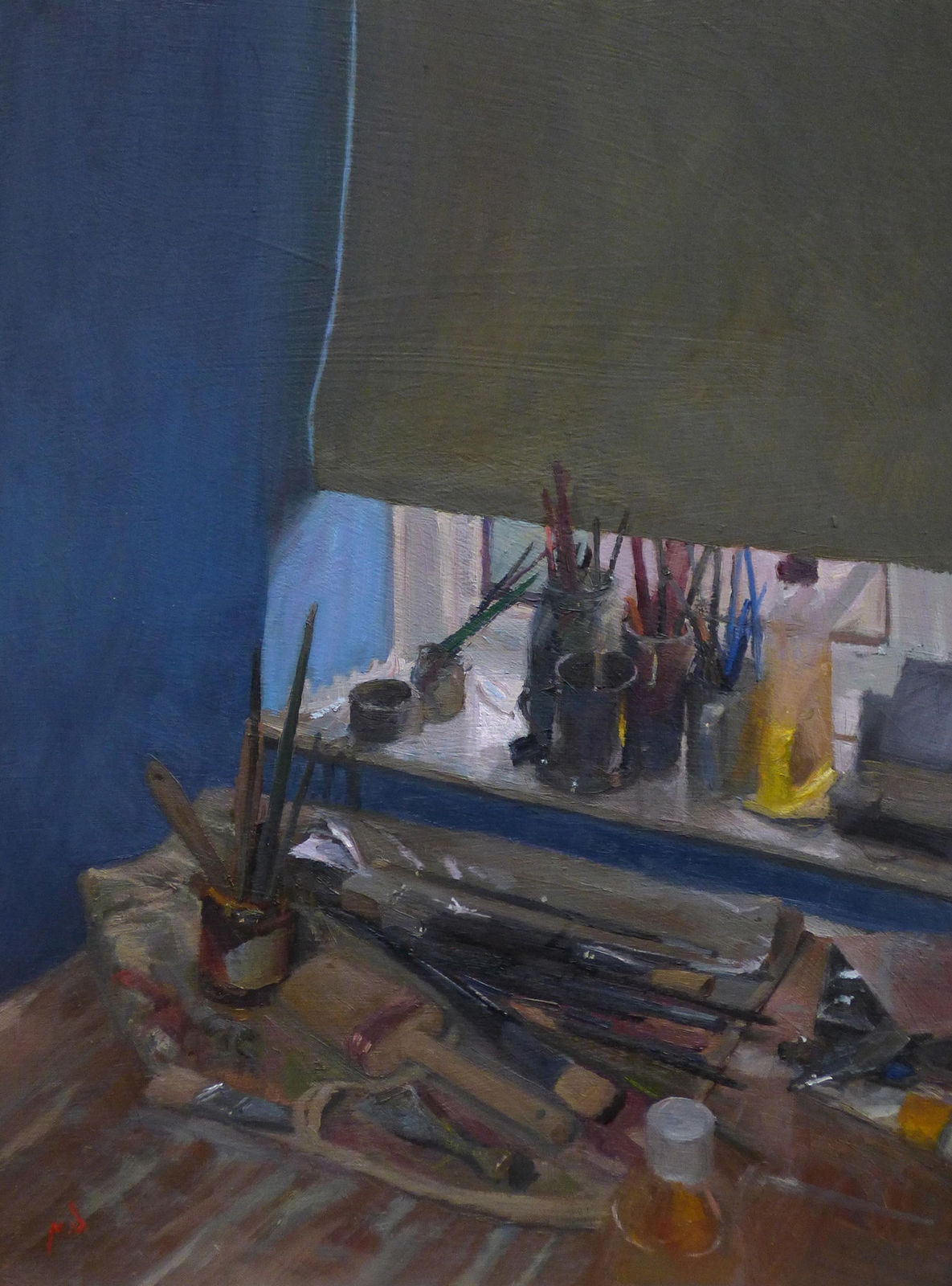 Max White, Still Life with the Blind Down