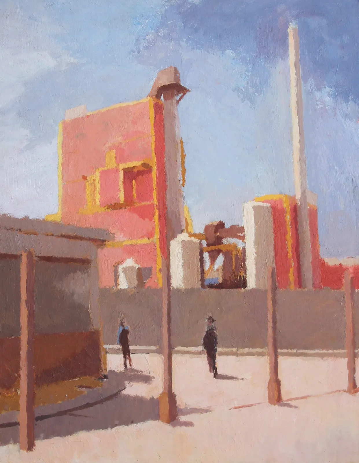 Alexander Pemberton, Red Tower with Figures