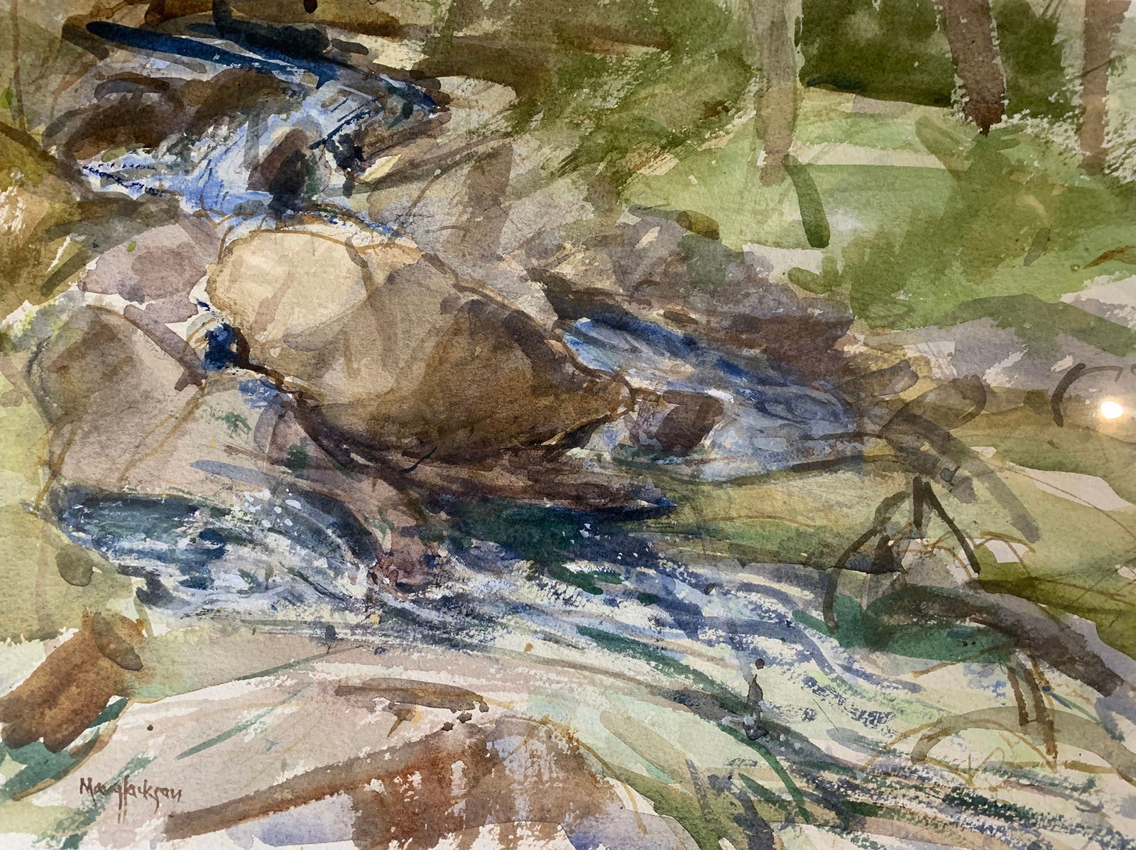 Mary Jackson, Full Flood, L'Arve Chamonix