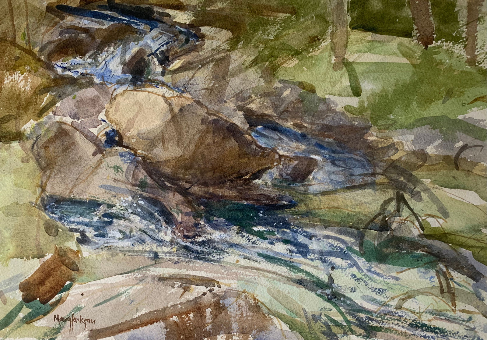 Mary Jackson, Tributary of the River L'Arve, Chamonix