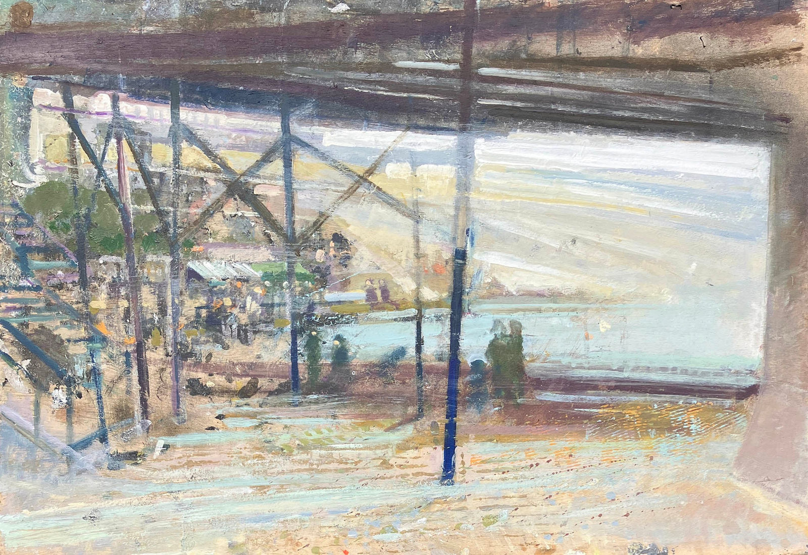 Paul Curtis, Rainy Day, Eastbourne Pier