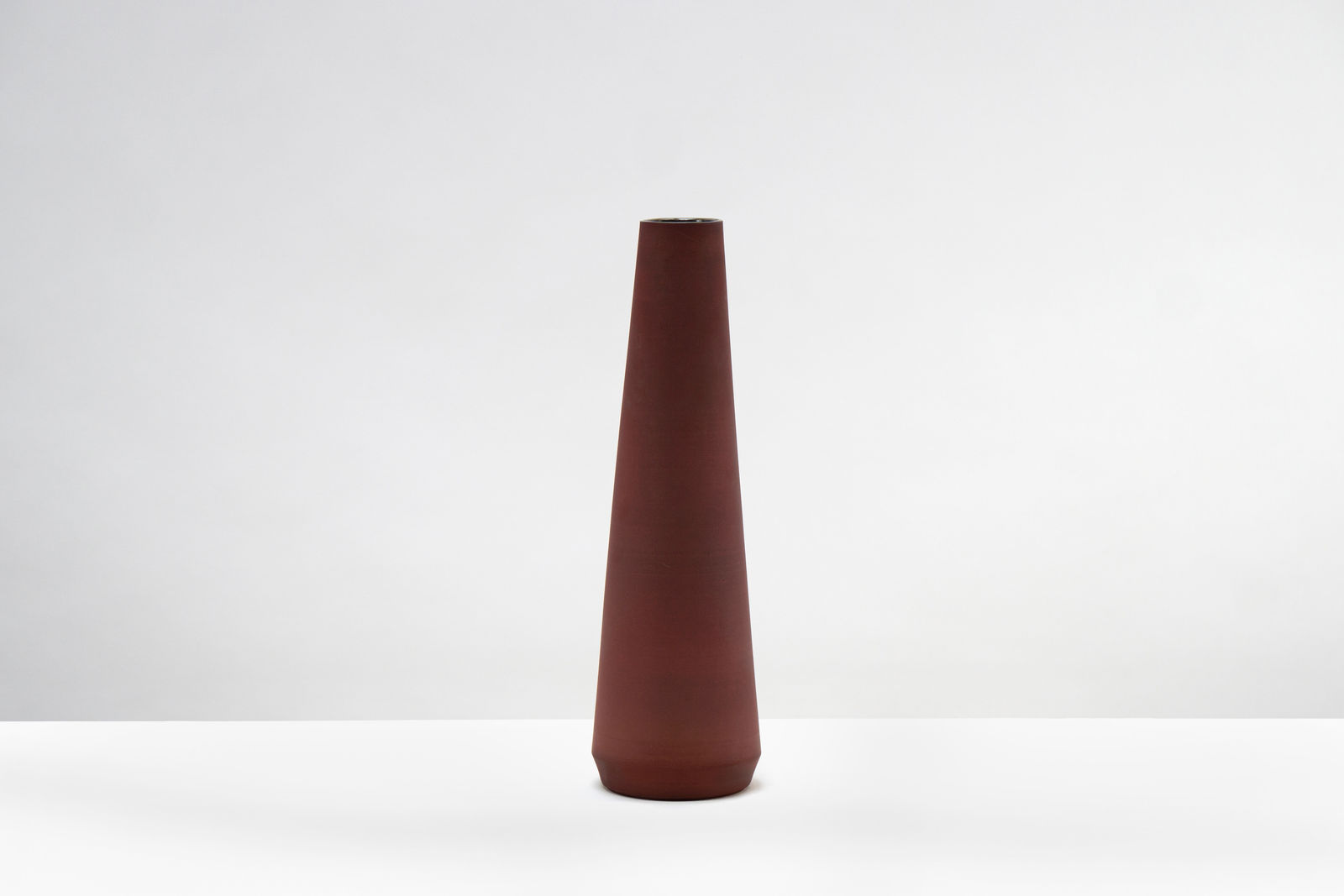 Studio ThusThat, Red Mud Vase - Tall, 2019