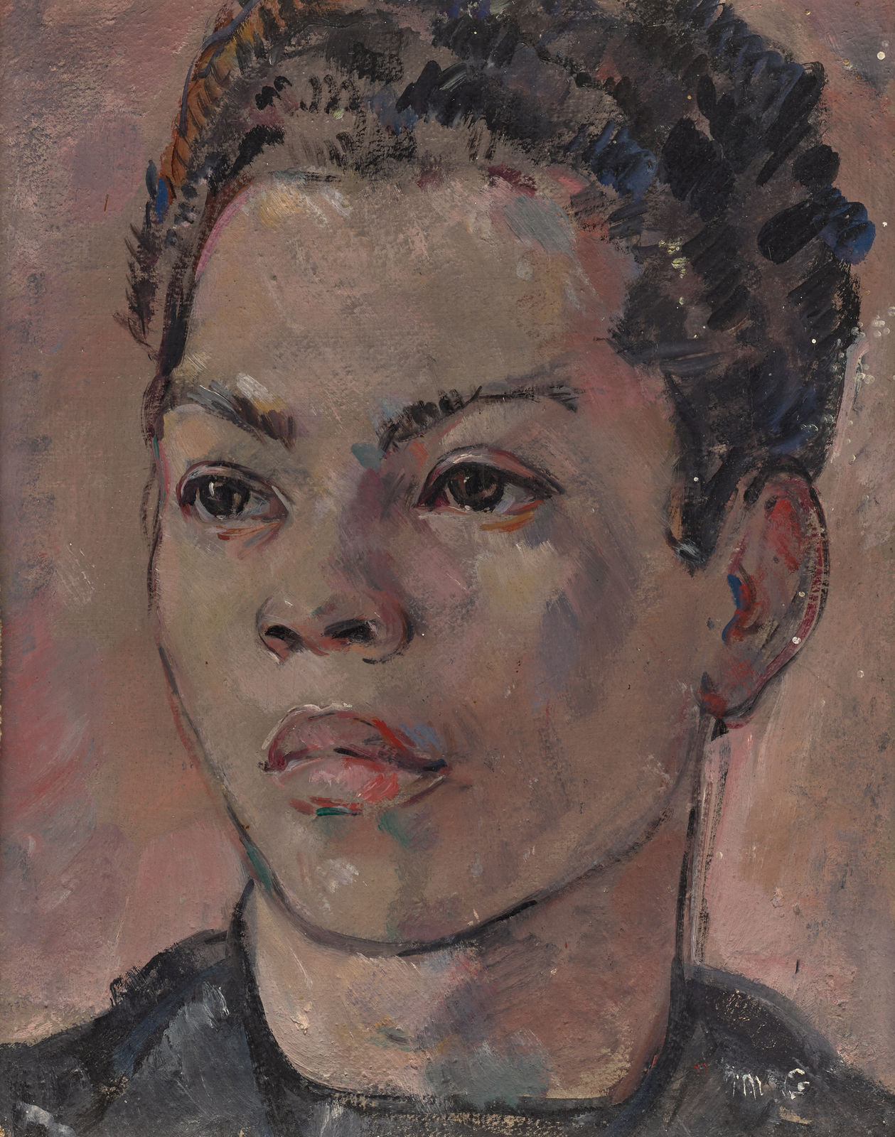 Maurice Grosser, Portrait of Milton Epps, 1947