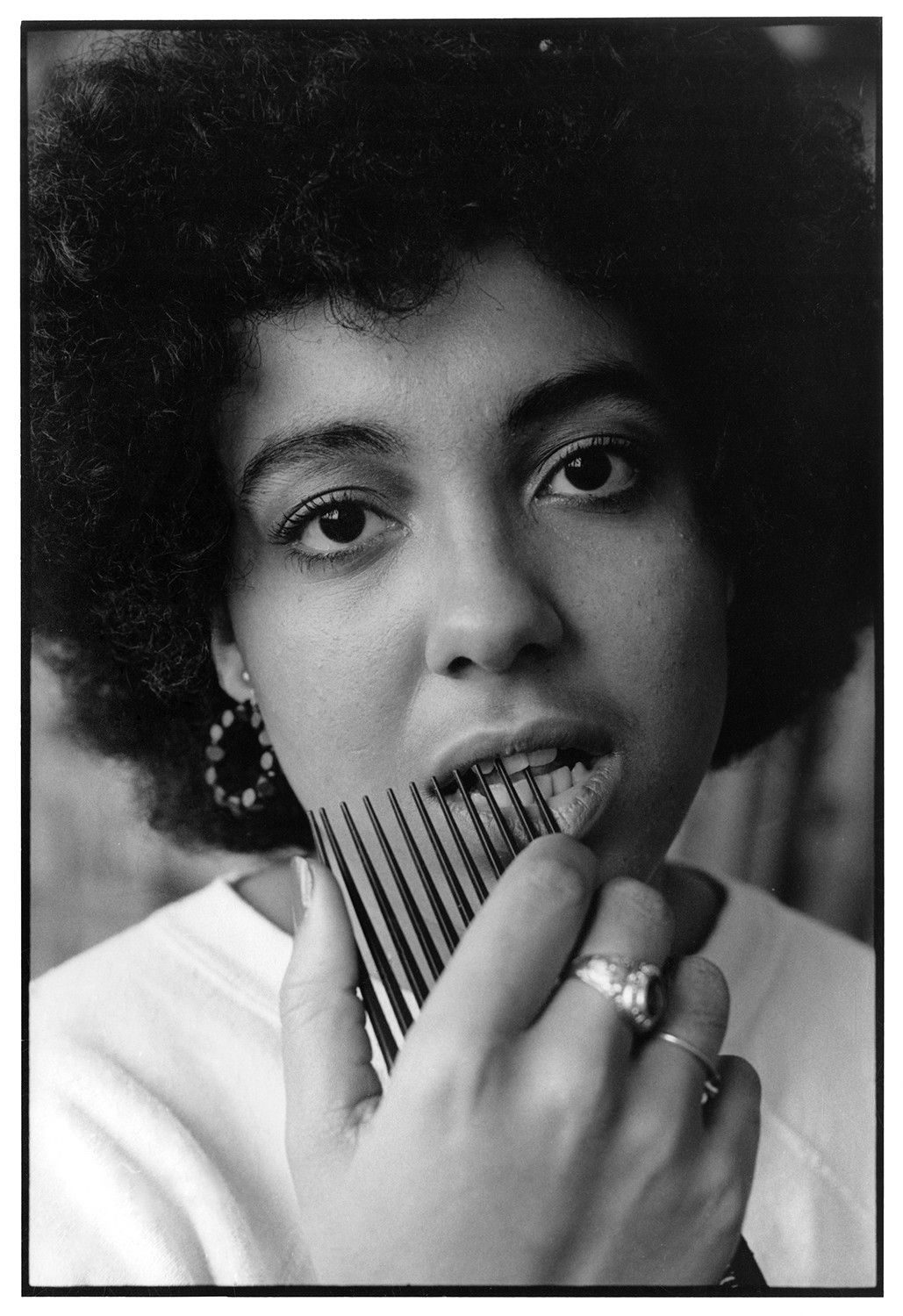 Steven Cuffie, Untitled (Girl With Hair Comb), c. 1970s