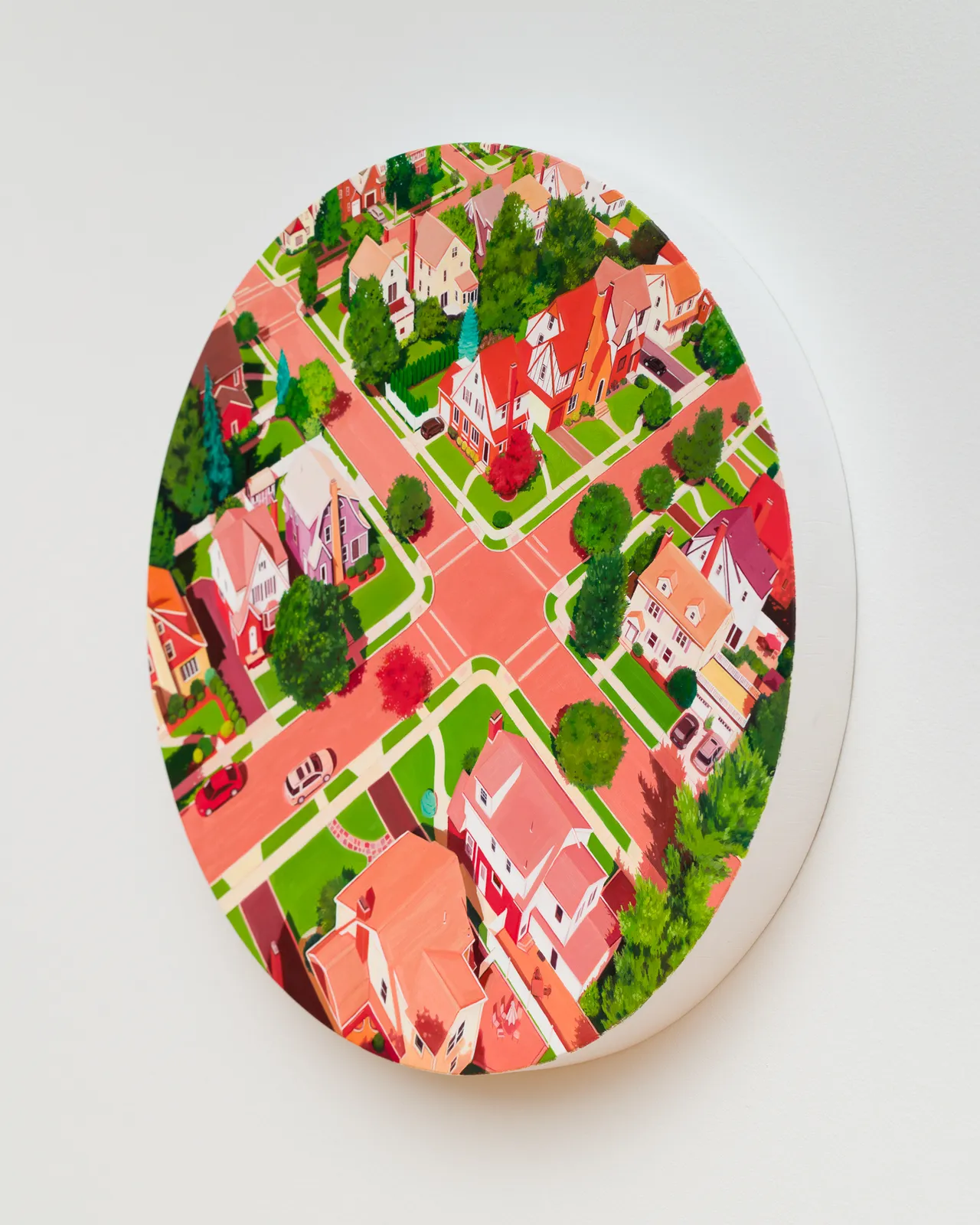 Jessica Rohrer, Red Circle, 2025