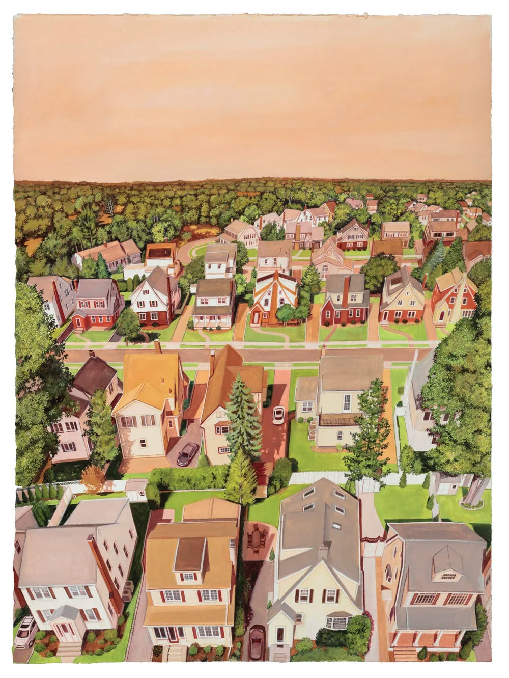 Jessica Rohrer, Peach Landscape, 2023