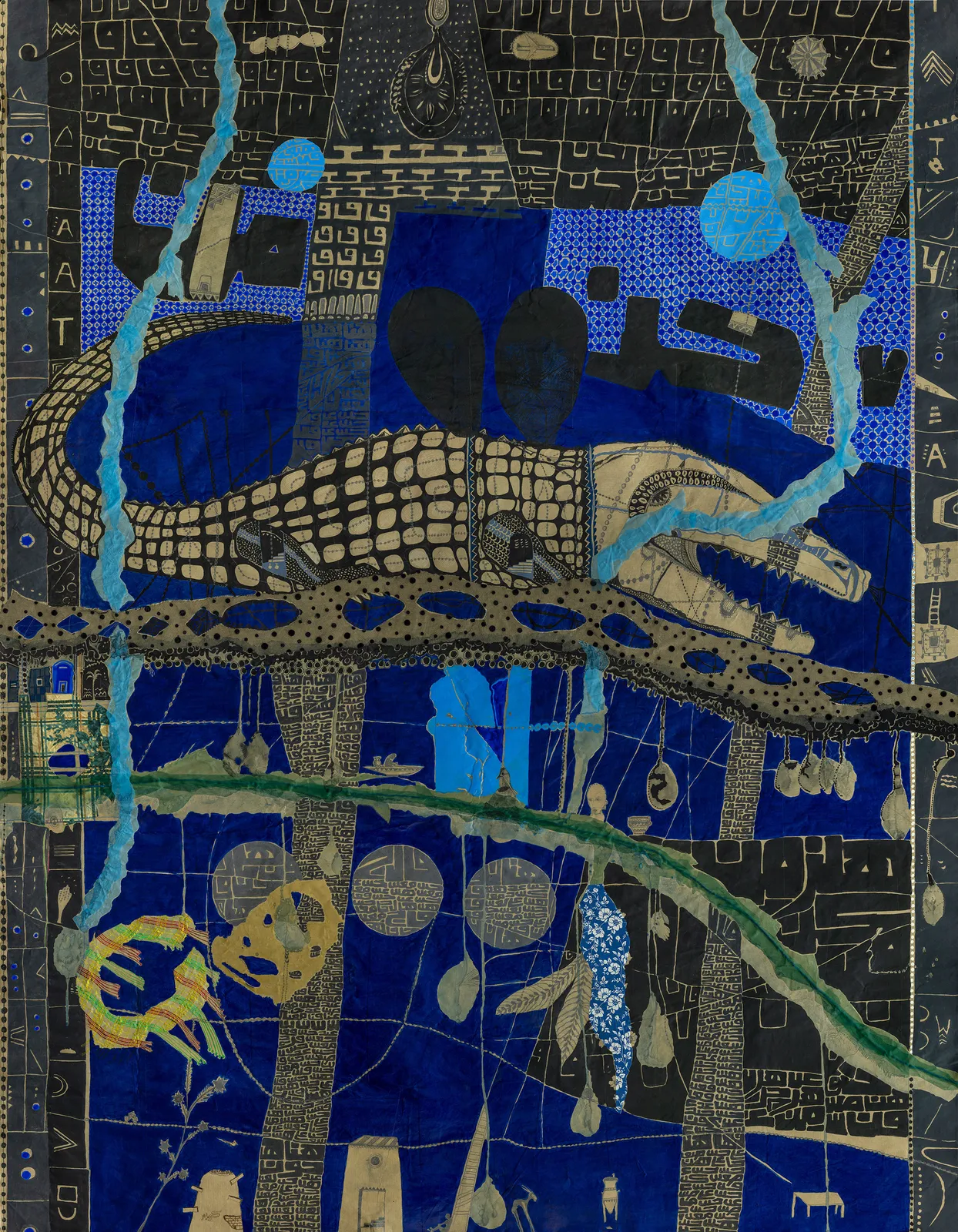 Fathi Hassan, Nubian Crocodile, 2024