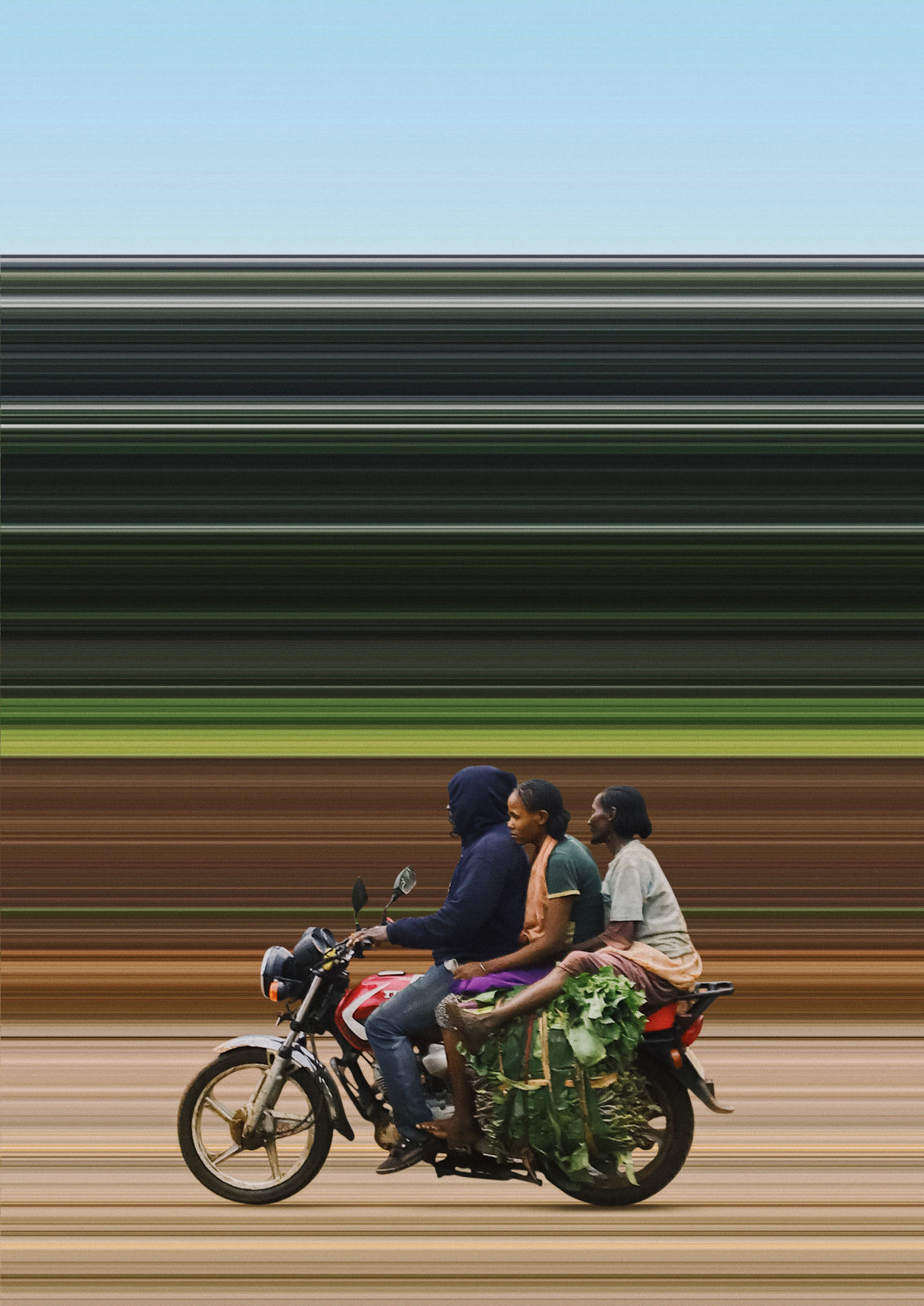 Girma Berta, Streets of Yirga Chefe, Southern Ethiopia (Small format), 2022