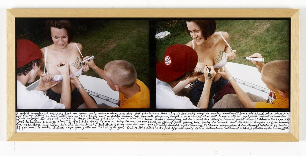 Ed Templeton, Brian S. & kid signing chest