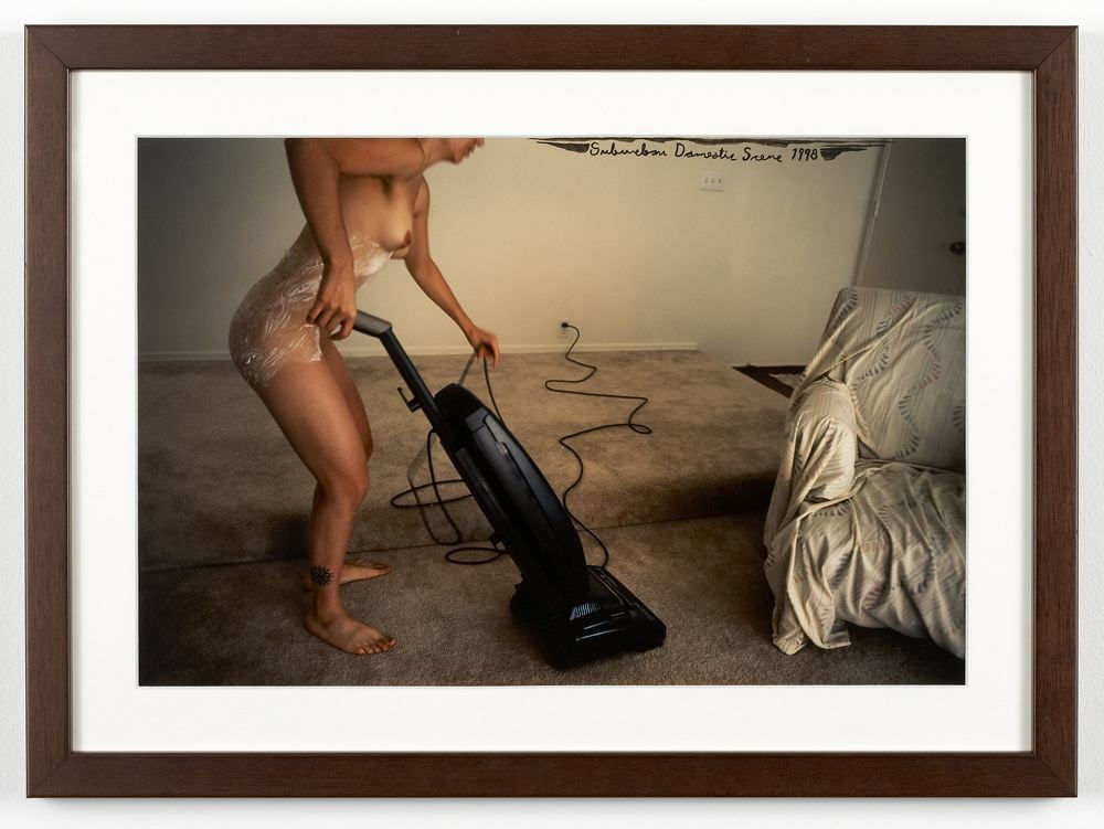 Ed Templeton, Deanna Vacuuming nude, 1998