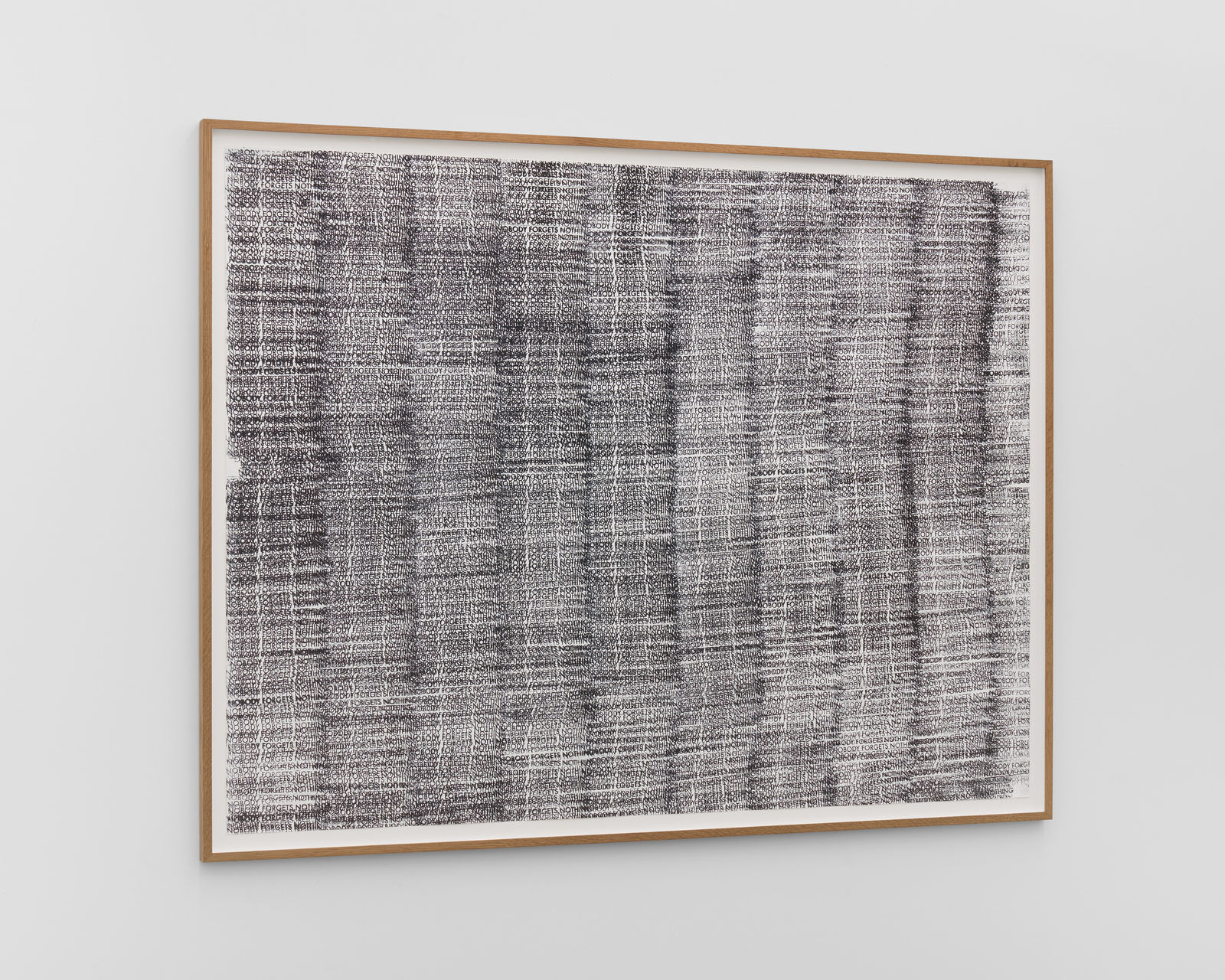 Runo Lagomarsino, Nobody Forgets Nothing (III), 2025