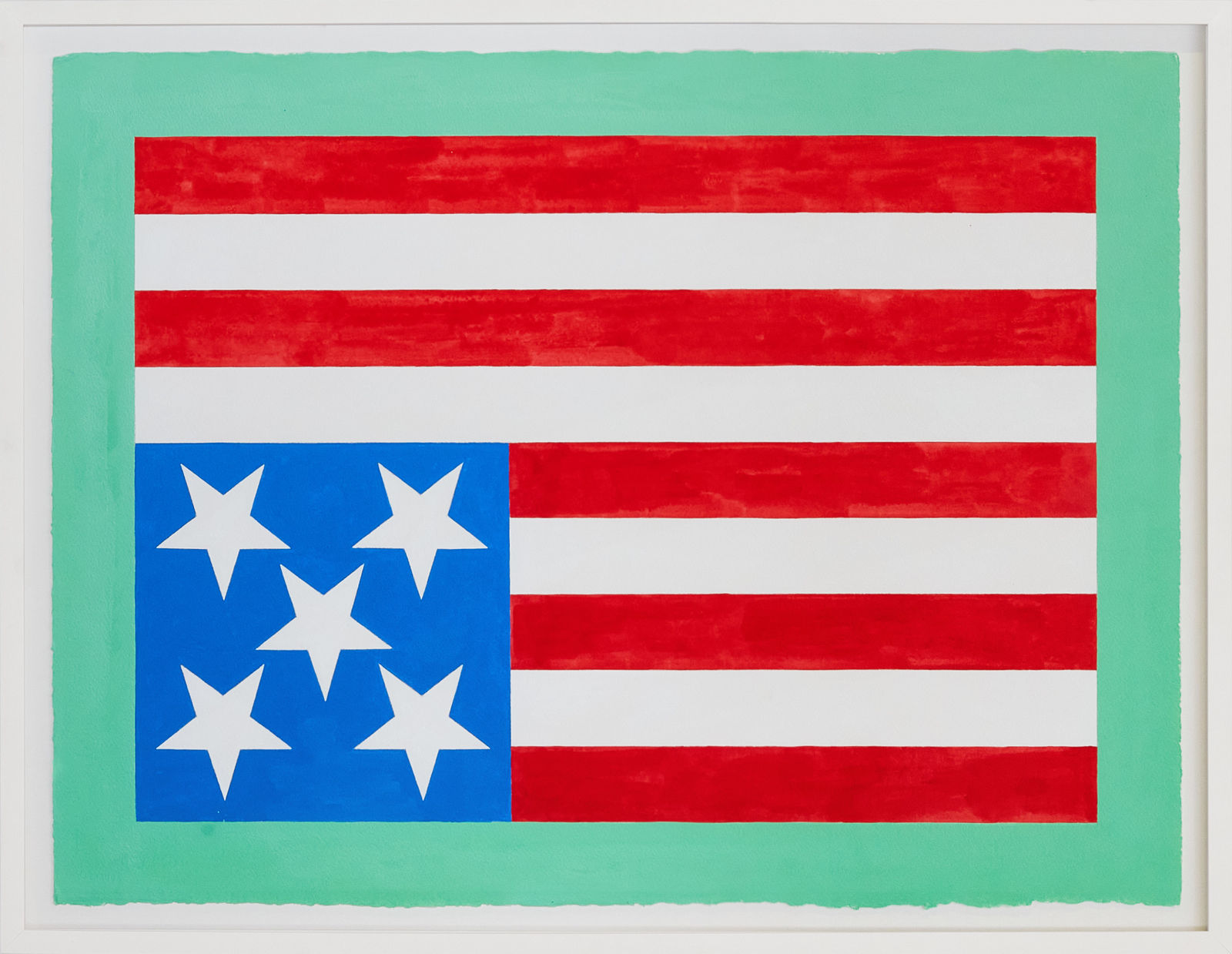 Nina Chanel Abney, Green #4, 2024