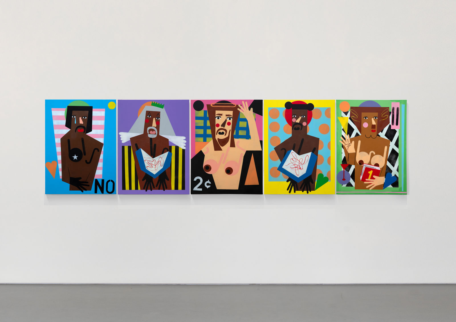 Nina Chanel Abney, A Vanilla Position, 2019