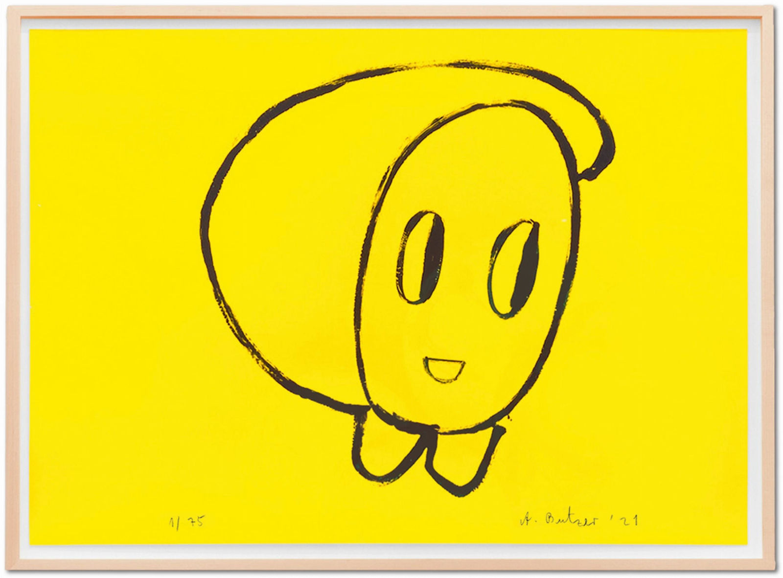 André Butzer, André Butzer. Set of 9 Screenprints ‘Untitled 1–9’', 2021