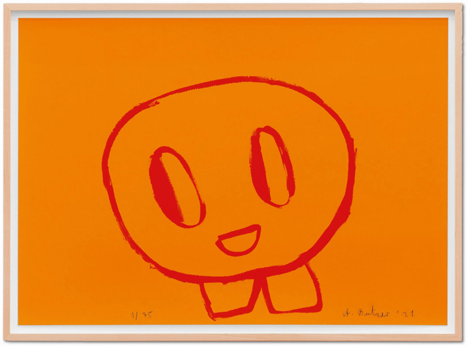 André Butzer, André Butzer. Set of 9 Screenprints ‘Untitled 1–9’', 2021