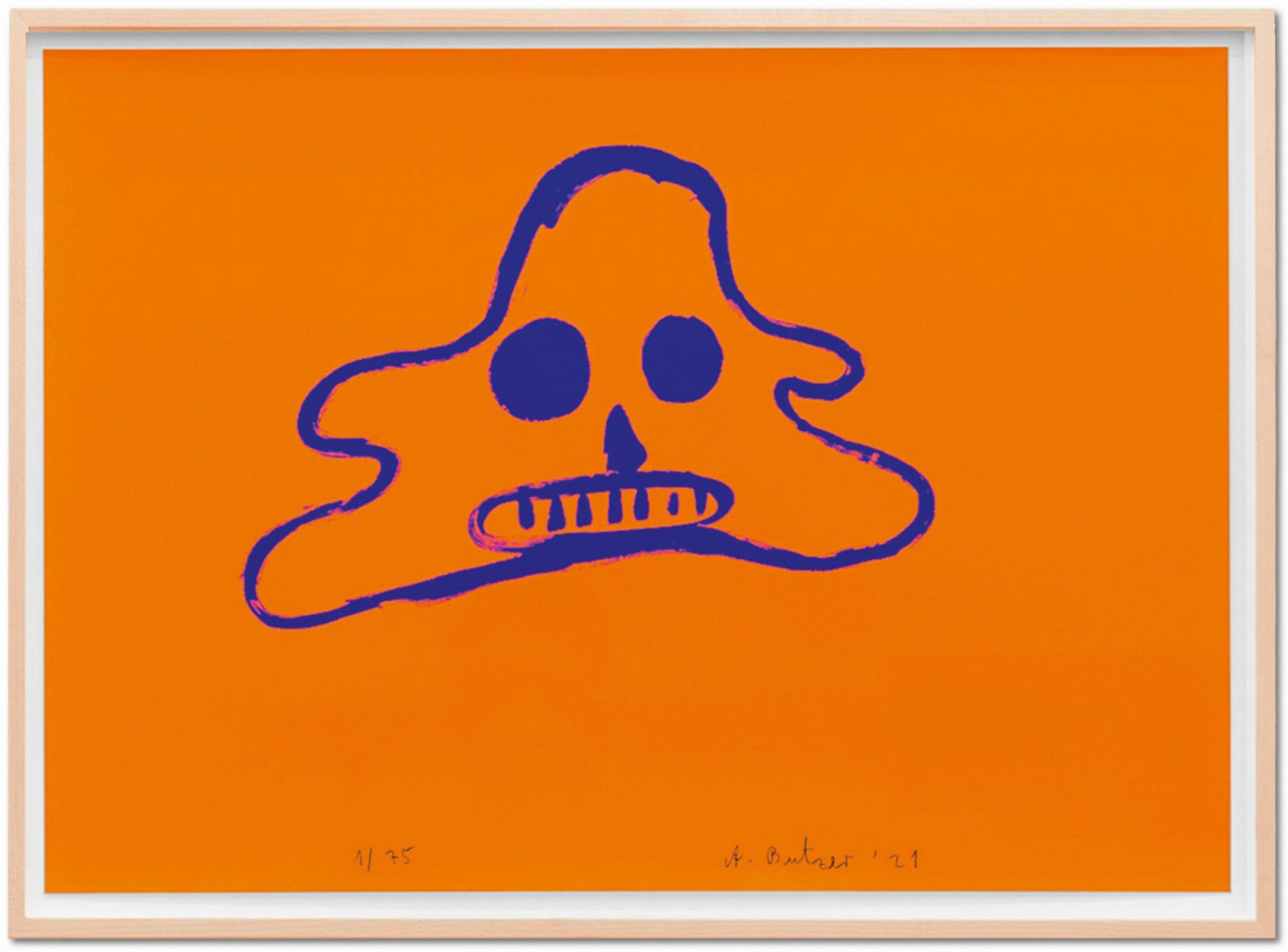 André Butzer, André Butzer. Set of 9 Screenprints ‘Untitled 1–9’', 2021