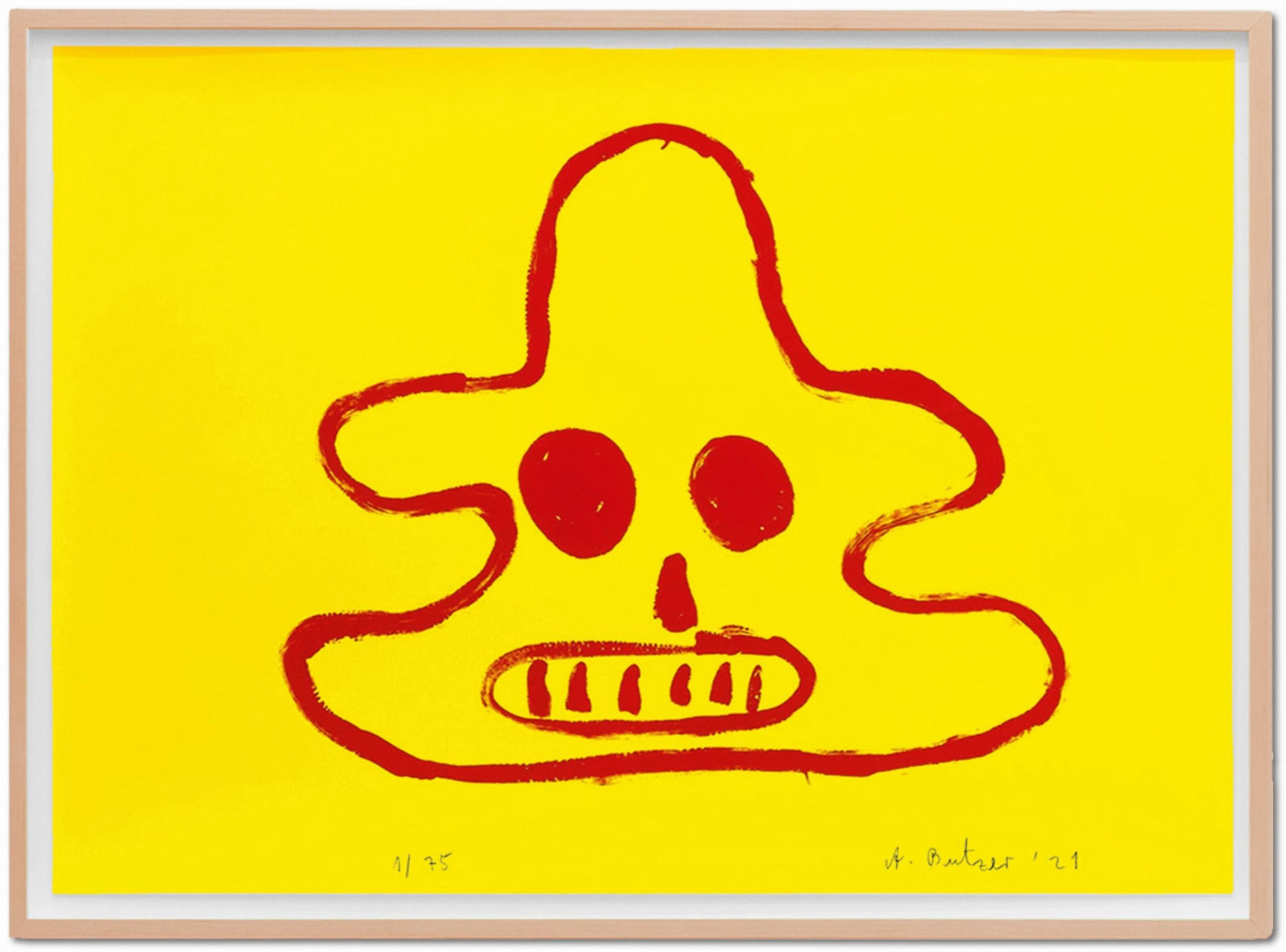 André Butzer, André Butzer. Set of 9 Screenprints ‘Untitled 1–9’', 2021