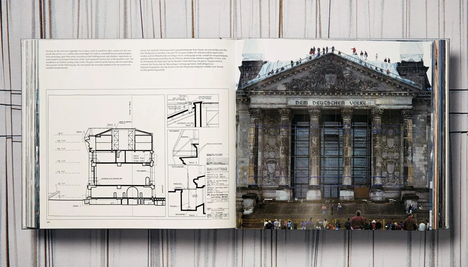 Christo and Jeanne-Claude, Christo and Jeanne-Claude. Wrapped Reichstag. Berlin 1971–1995, 1996