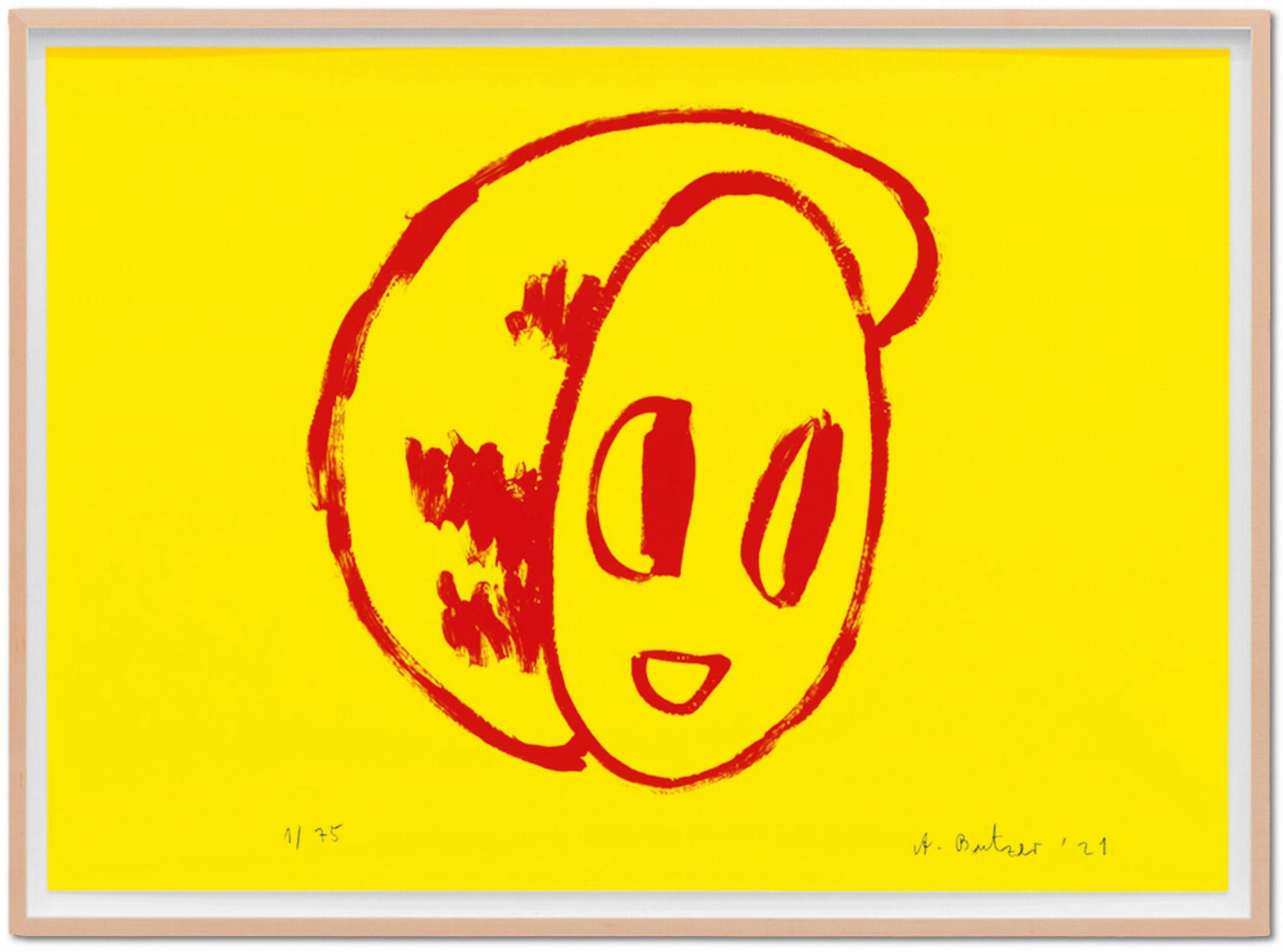 André Butzer, André Butzer. Set of 9 Screenprints ‘Untitled 1–9’', 2021