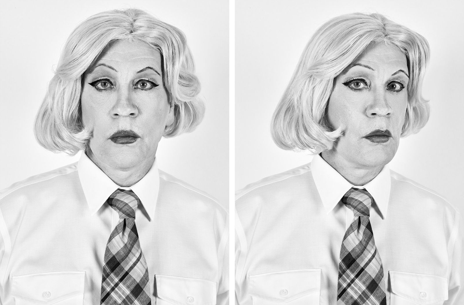 Sandro Miller, Christopher Makos / Lady Warhol Diptych (1981), 2017