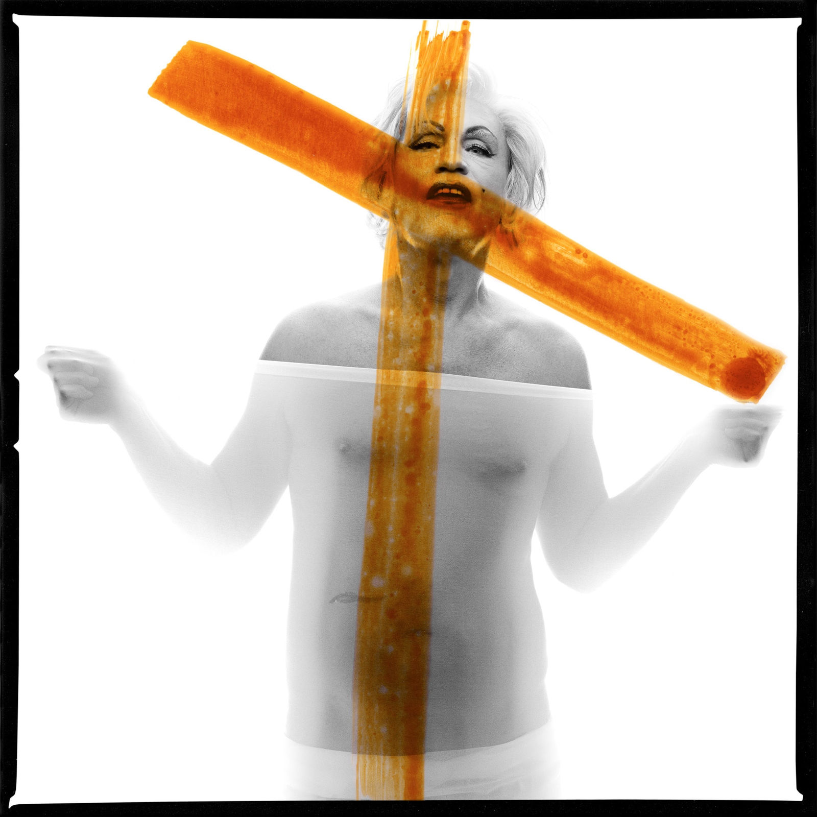 Sandro Miller, Bert Stern / Marilyn Monroe, crucifix II (1962), 2014