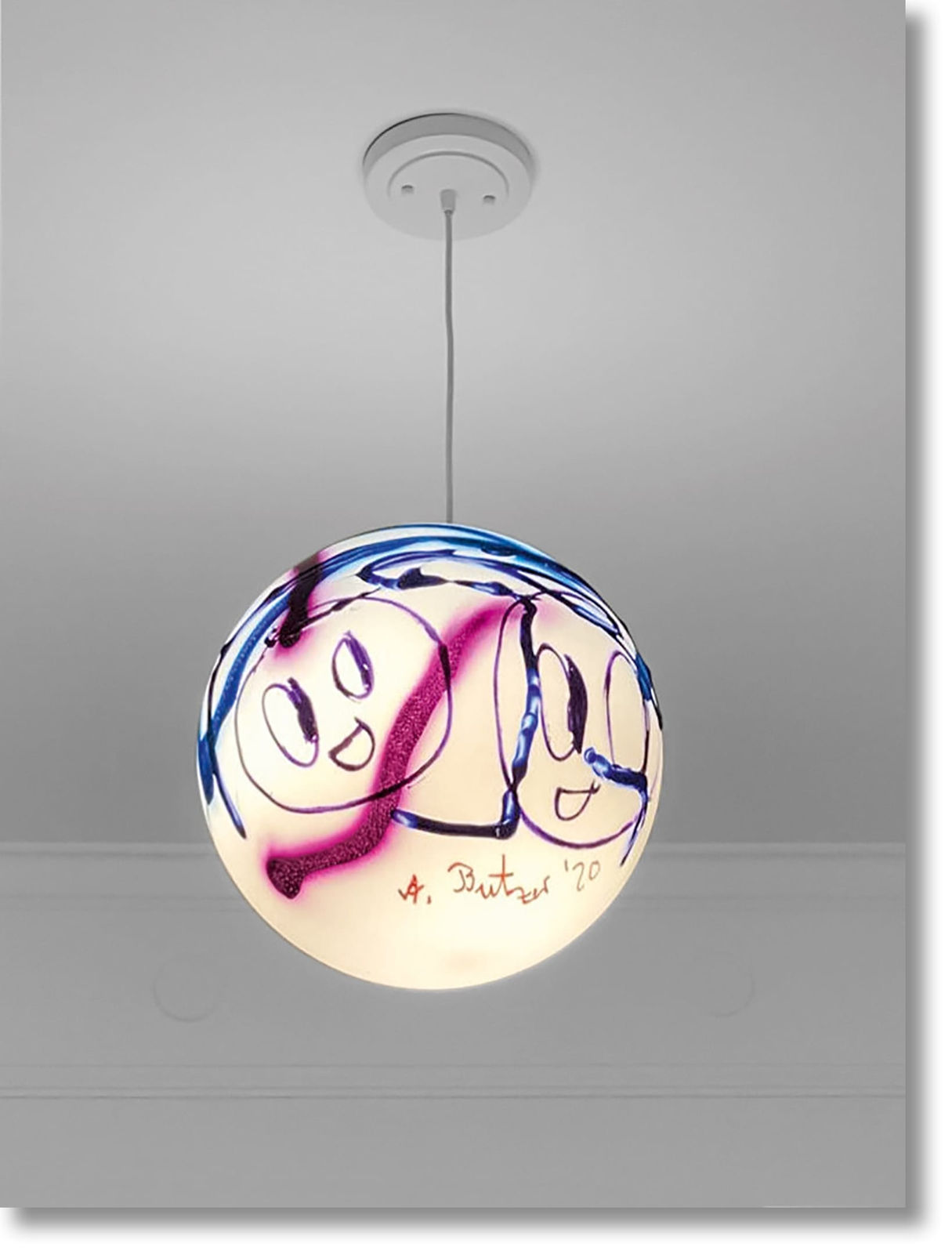 André Butzer, Art Edition No. 1–100 ‘Pendant Light’, 2020