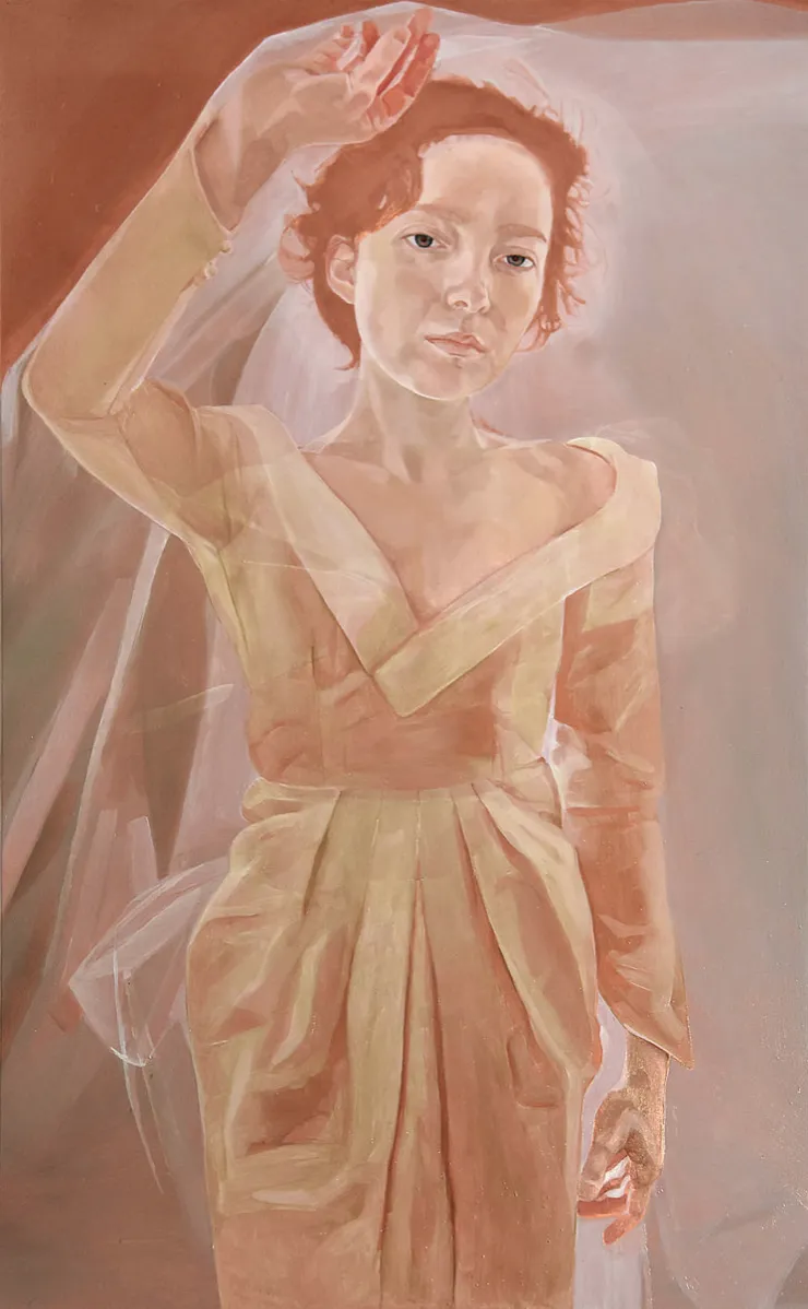 Natasha Walsh, The cicada (self-portrait), 2018