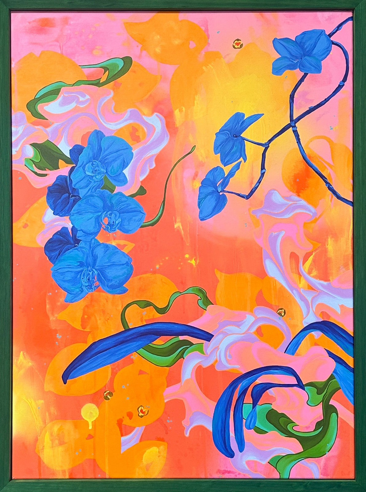 Louise Zhang, Orchid and camelia, a duet, 2025