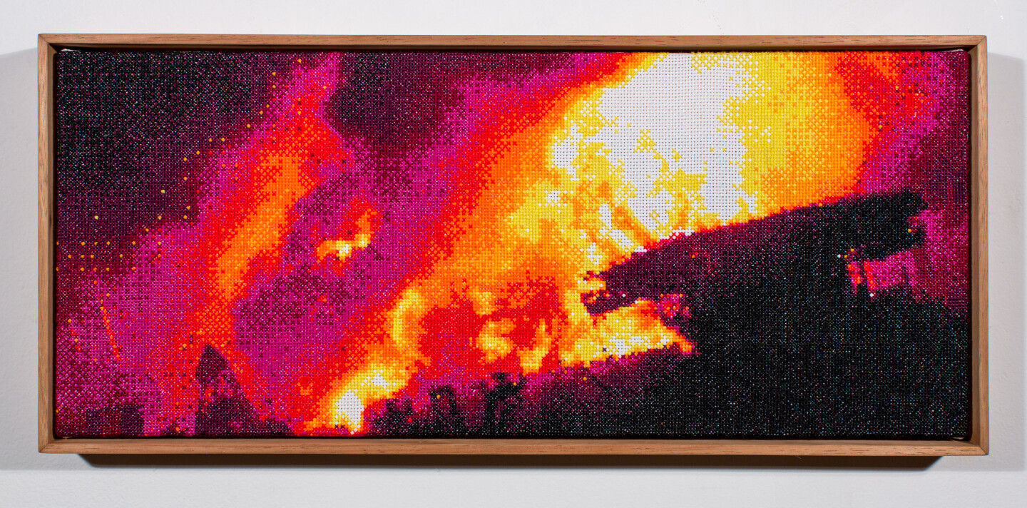 Claire Healy & Sean Cordeiro, Tapestry of Disaster, BP Spill, 2013