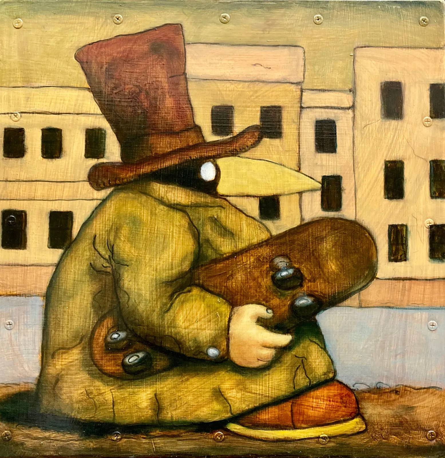 Santiago Perez, No Skateboarding Allowed!