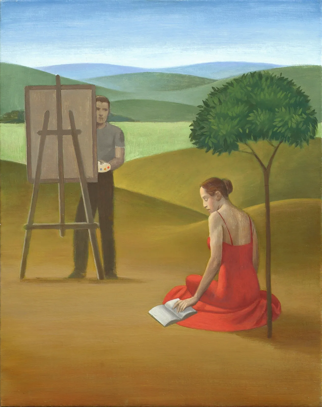 Alberto Gálvez, El Pintor y la Modelo