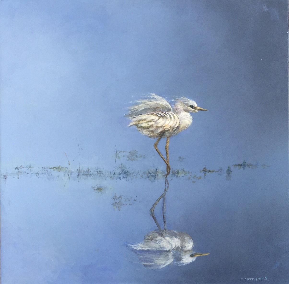 Carol Mothner, Reflections in Blue and White