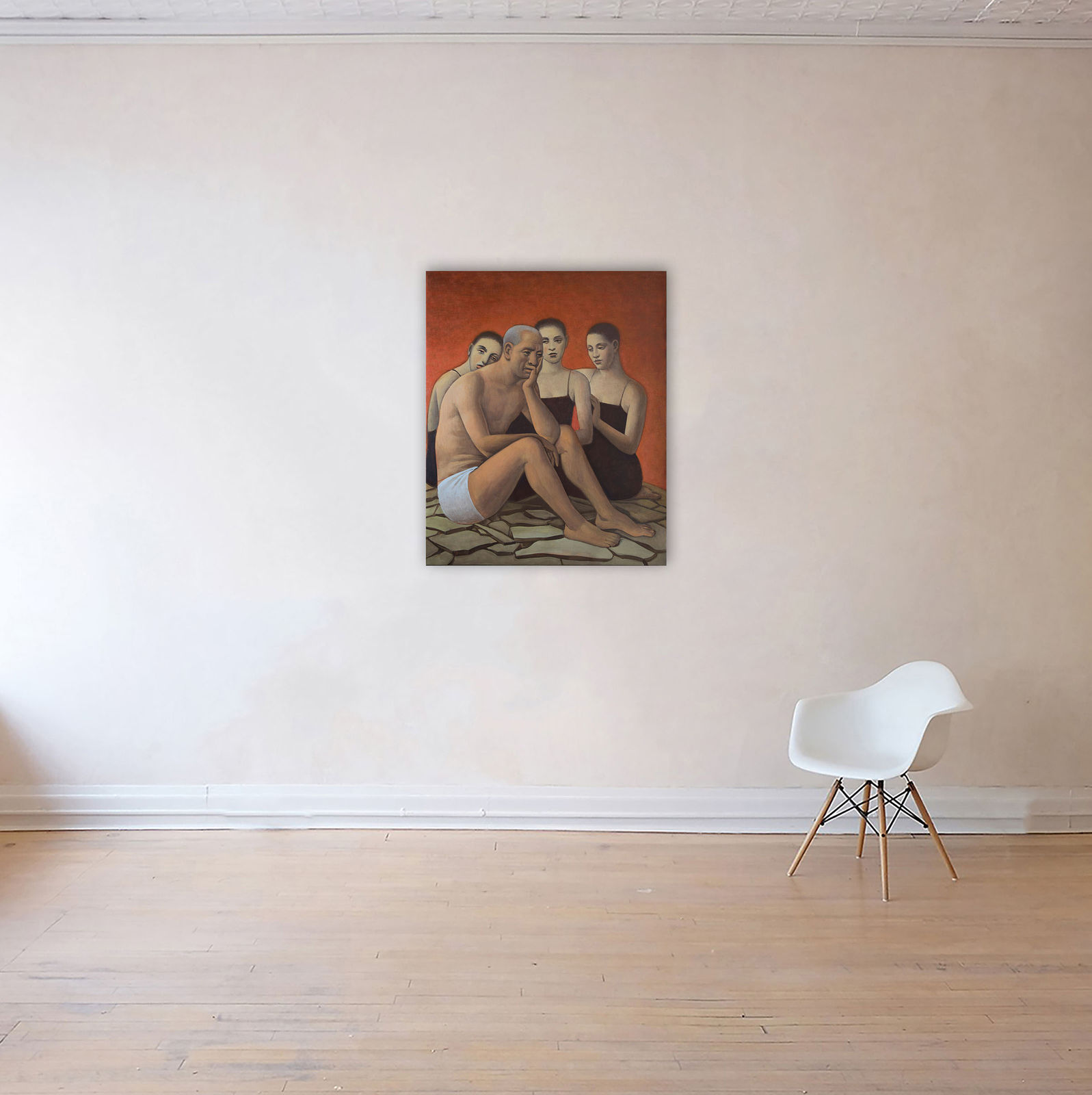 Alberto Gálvez, Giobe y sus tre hijas