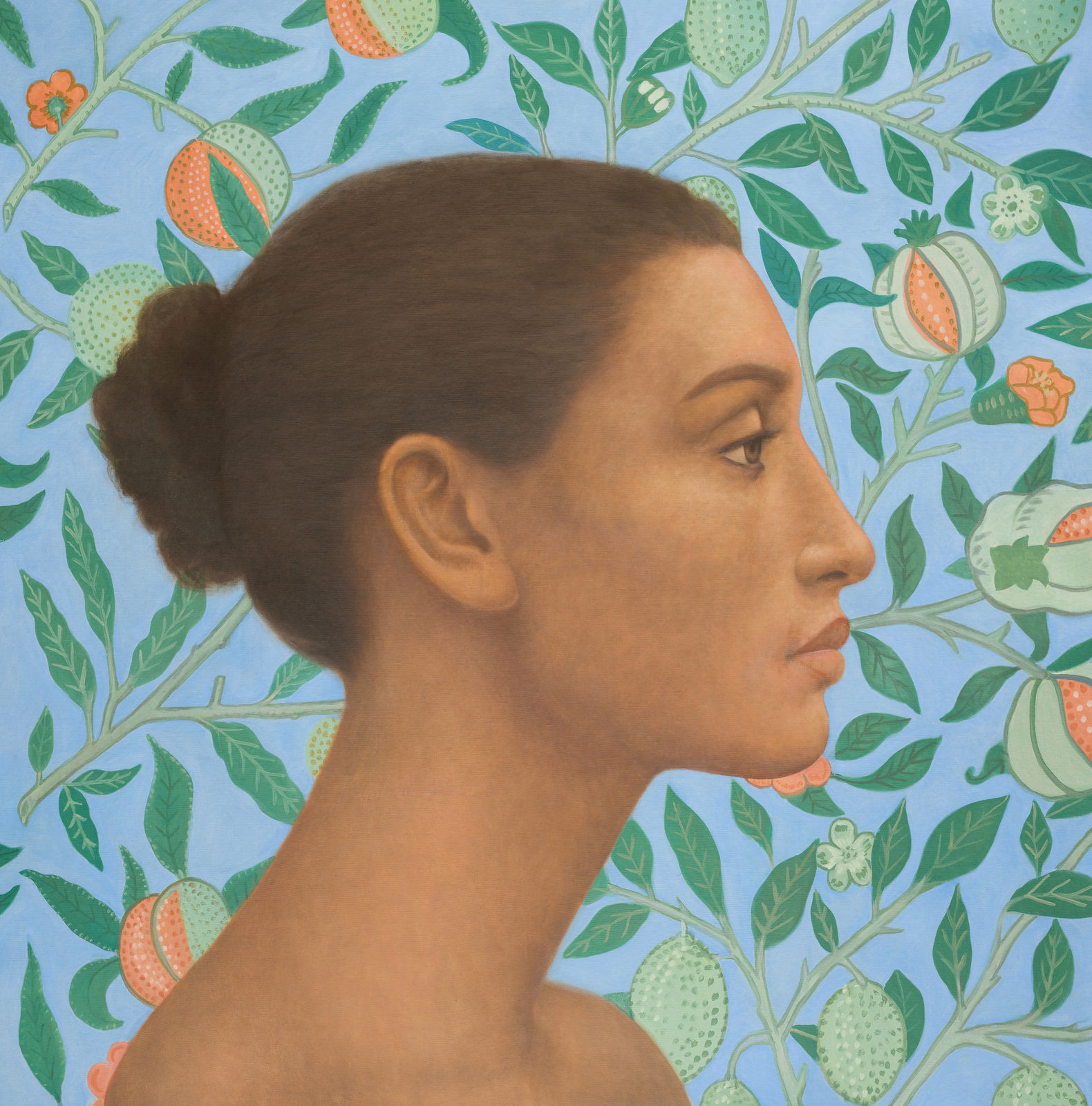 Alberto Gálvez, Perfil con granadas y limones después de William Morris